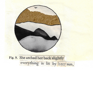"She arched her back slightly" original framed artwork