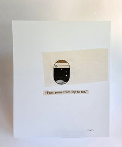 "I am yours" A4 print