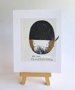 "Flourishing" A6 postcard
