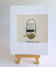 Load image into Gallery viewer, &quot;Little water babe&quot; A6 print
